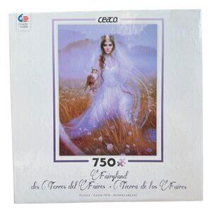 NEW 750 Piece Fairyland Jigsaw Puzzle Ceaco Fantasy Artwork Series 2 Made in USA